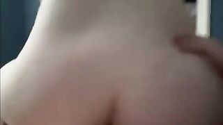 Morning Sex with Tiny Hot Neighbor Ends with Dick Riding