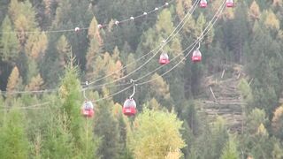 Public extreme! Fucked in the middle of the cable car.