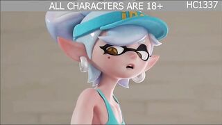 MARIE AND CALLIE SUCKING DICK IN THE HOUSE|HENTAI / SPLATOON 2