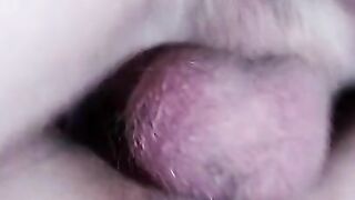 He fucked her with a creampie for a mega creampie close-up