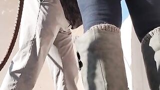 Public Sex with Asian Teen at Construction Site