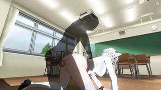 3D HENTAI Teacher Fucks a Schoolgirl in the Ass