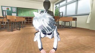 3D HENTAI Teacher Fucks a Schoolgirl in the Ass