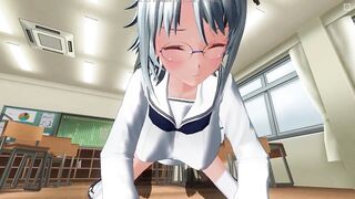 3D HENTAI Teacher Fucks a Schoolgirl in the Ass