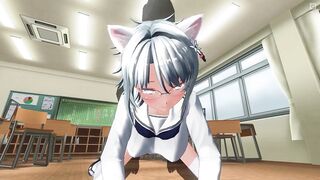 3D HENTAI Teacher Fucks a Schoolgirl in the Ass