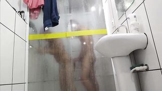 Fucking the Hot new Girl Hard in the Bath.