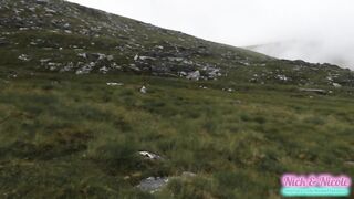 Fit Big Tit Cum Slut Gets Fucked and Creampied whilst Hiking up a Mountain