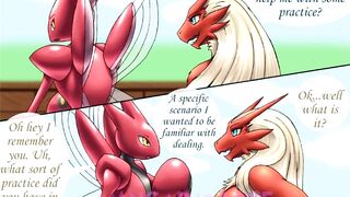 Scizor x Blaziken (Pokemon)