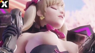 [RFF#110] DVA RUBBING a COCK BETWEEN HER LEGS (BLACK CAT VERSION)