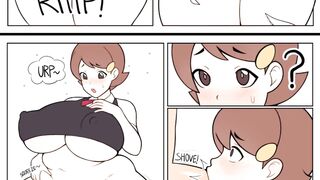 Milky Madness - Huge Boobs Inflation - Hentai Comic