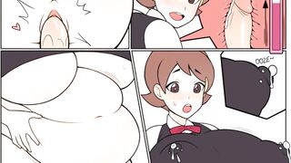 Milky Madness - Huge Boobs Inflation - Hentai Comic