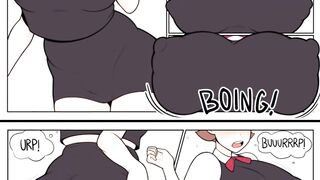 Milky Madness - Huge Boobs Inflation - Hentai Comic