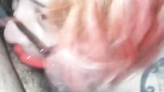 Face Fucking BBW Spanish Rose with Mouth Gag