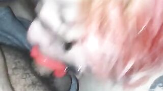 Face Fucking BBW Spanish Rose with Mouth Gag