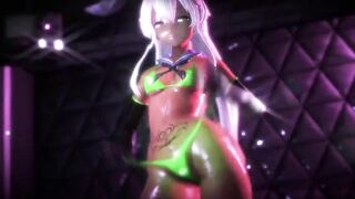 【MMD R-18 SEX DANCE】BUNNY NAUGHTY SEXY BODY BIG BUTTS テイスティインテンスセックス [MMD]