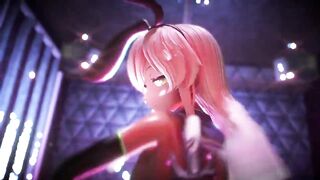 【MMD R-18 SEX DANCE】BUNNY NAUGHTY SEXY BODY BIG BUTTS テイスティインテンスセックス [MMD]