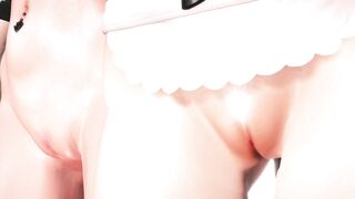 【MMD R-18 SEX DANCE】BREMERTON, SIRIUS, BALTIMORE SWEET ASS THREESOME HOT SEXY BODIES おいしいお尻 [MMD]