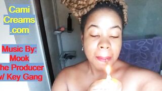 Smoking Big Lips Ebony Black Girl Sexy Audio Voice Erotic Poetry Music Spoken Word - Cami Creams