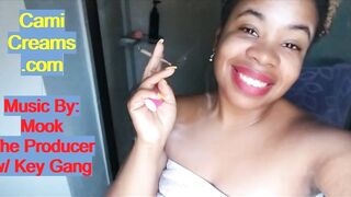 Smoking Big Lips Ebony Black Girl Sexy Audio Voice Erotic Poetry Music Spoken Word - Cami Creams