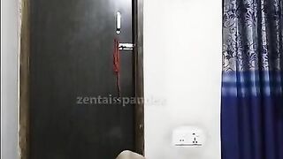 Zentai Tarzan porn penis slow motion