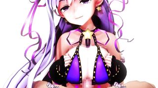 【MMD R-18 SEX DANCE】FATE BB BYIBY INTENSE MASTURBATION BIG TITS SPERM BATH セクシーホットビッグ [MMD]