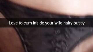 I Love to Cumming inside your Cheating Wife Fertile Pussy! - Cuckold Captions Snapchat