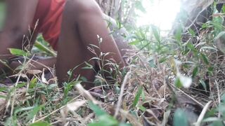 Sri Lankan RISKY OUTDOOR Jungle Sex with Beautiful Girl