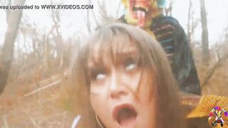 Fucking my step sister in the woods