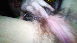 Hirsute Hairy Solo ManyVids Onlyfans PAWG PinkMoonLust Smells own Hairiest Pussy Touches Labia Lips