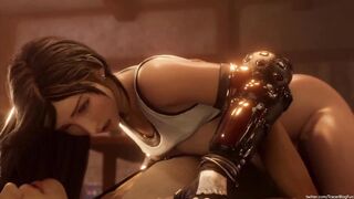 3D Anime - Final Fantasy - Sex Time with Tifa and Jessie HD (FULL)