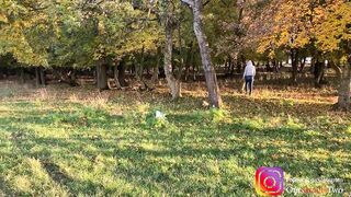 Stepsister Caught me Filming her while she's Pissing in the Woods -girl Peeing in Woods while Hiking