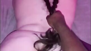 BBC Riding his Anal Slut while her Big Ass Bounces all over his Cock.