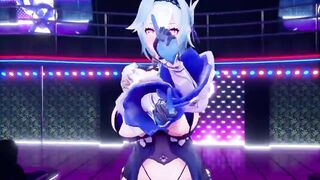 【MMD R-18 SEX DANCE】EULA HOT DANCE SWEET ASS HARD AND INTENSE SEX おいしいセックス [MMD]