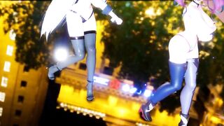 MMD R18 Enterprise and USS Bremerton Suspicious Dark Demon Sex Ver2 Azulene 3D Hentai