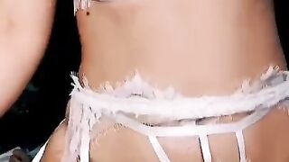 Fuck Horny Wife after Wedding in Sexy Lingerie