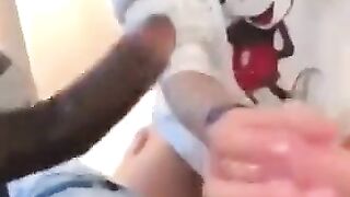 Snapchat Slut Niafoxo Cheating Wife Sucks Dick while Shes Home alone