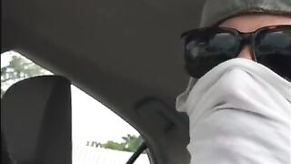 Car Sex, I Suck his Cock while he Drives, he Decides to Park and Fuck me