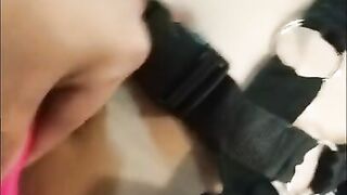 Bondage Taiwan Girl and Play her Pussy by Toy