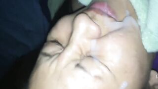 Step Sister Lose the Bet, Cum in Face