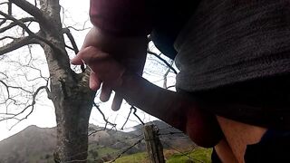 MASTURBATING a STRANGER'S COCK IN THE MOUNTAIN