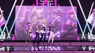 [MMD] GirlsDay - something StripVers. Ahri Akali Evelynn Kaisa 3D Uncensored Nude Dance