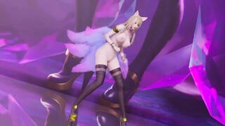 [MMD] K/DA - the Baddest Ahri Nude Dance Uncensored 3D