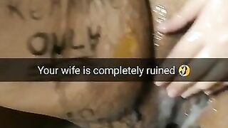 Your wife become ruined fuckmeat slut  for free creampies!