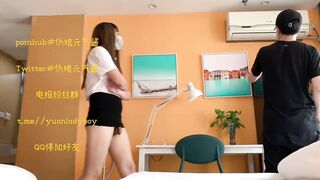 Chinese Crossdressers Show Skirt Bottoms to Air-conditioning Repairers (fantasy)