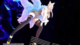 [MMD] K/DA - the Baddest Ahri Striptease Uncensored 3D