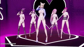 [MMD] TAHITI - Phone Number Nude Vers. Ahri Akali Kaisa Evelynn KDA 3D Erotic Dance