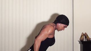 Tricep Home Workout with Elastic Band by Latia Del Riviero