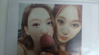 Kpop twice Nayeon and Tzuyu Cum Tribute