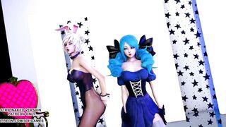 [MMD] BEAST & HYUNA - Trouble Maker Gwen Riven Sexy Hot Dance