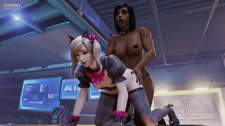 D.Va Fucked by Pharah